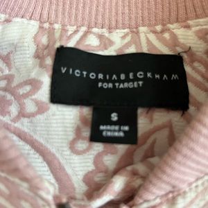 Posh Chick Sz Small pink and white paisley jacket/blazer